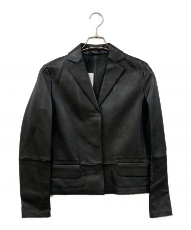 中古・古着通販】theory (セオリー) Grain Leather 2 SB Clean JKT L