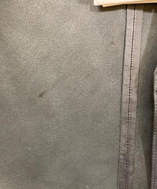 theory（セオリー）theory (セオリー) Grain Leather 2 SB Clean JKT L ブラックの古着・服飾アイテム