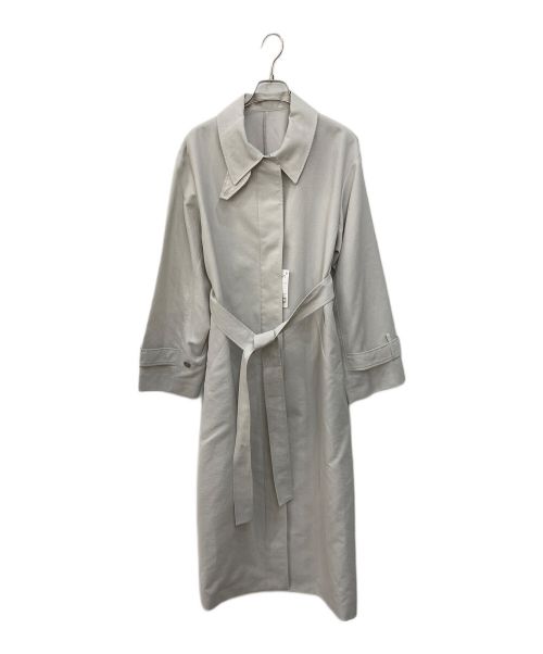 Noble（ノーブル）Noble (ノーブル) ライトフルクロススタンドカラーロングコート ライトグレー サイズ:SIZE36 未使用品の古着・服飾アイテム