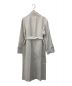 Noble (ノーブル) ライトフルクロススタンドカラーロングコート ライトグレー サイズ:SIZE36 未使用品：12000円