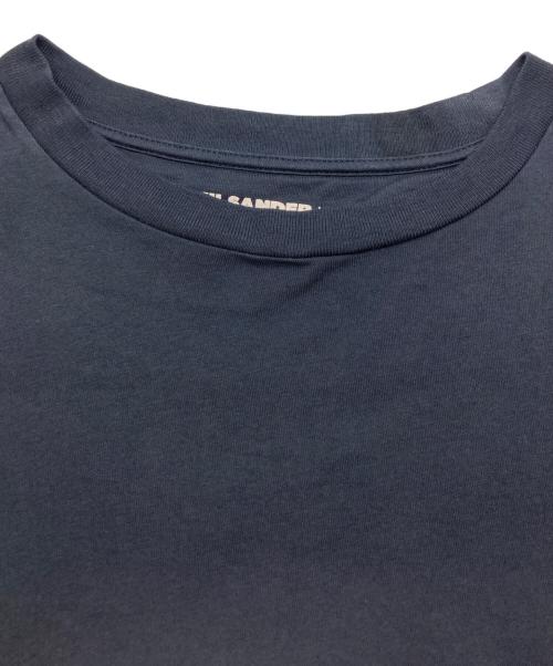 JIL SANDER（ジルサンダー）JIL SANDER (ジルサンダー) オーガニックコットンパックTシャツ ネイビー サイズ:XLの古着・服飾アイテム