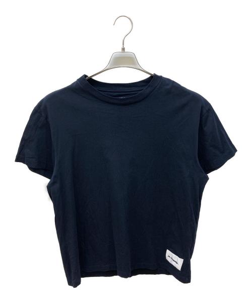 JIL SANDER（ジルサンダー）JIL SANDER (ジルサンダー) オーガニックコットンパックTシャツ ネイビー サイズ:XLの古着・服飾アイテム