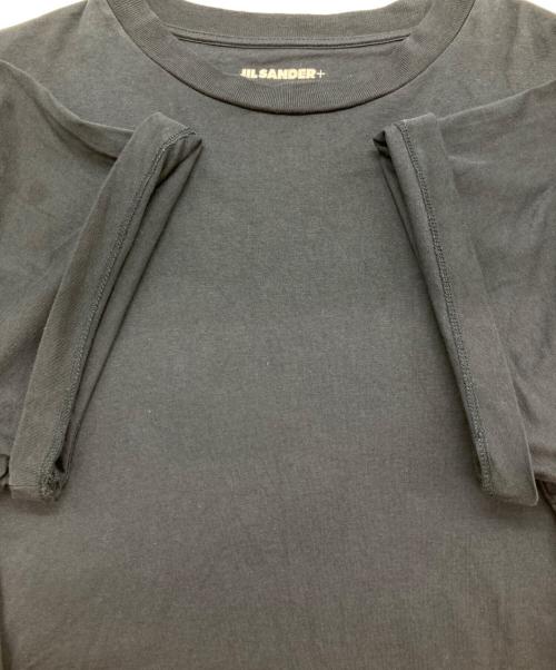 JIL SANDER（ジルサンダー）JIL SANDER (ジルサンダー) オーガニックコットンパックTシャツ ネイビー サイズ:XLの古着・服飾アイテム
