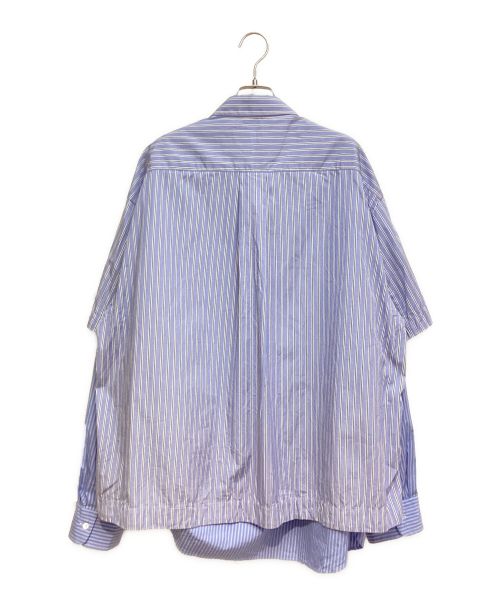 sacai（サカイ）sacai (サカイ) Cotton Poplin L/S Shirt (コットンポプリンロングスリーブシャツ) ブルー サイズ:4の古着・服飾アイテム