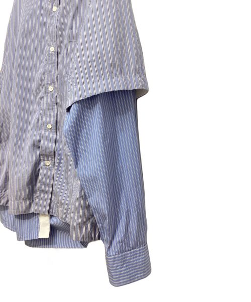 sacai（サカイ）sacai (サカイ) Cotton Poplin L/S Shirt (コットンポプリンロングスリーブシャツ) ブルー サイズ:4の古着・服飾アイテム