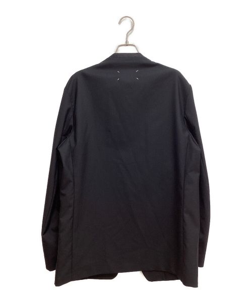 Maison Margiela（メゾンマルジェラ）Maison Margiela (メゾンマルジェラ) ノーカラージャケット ブラック サイズ:50の古着・服飾アイテム