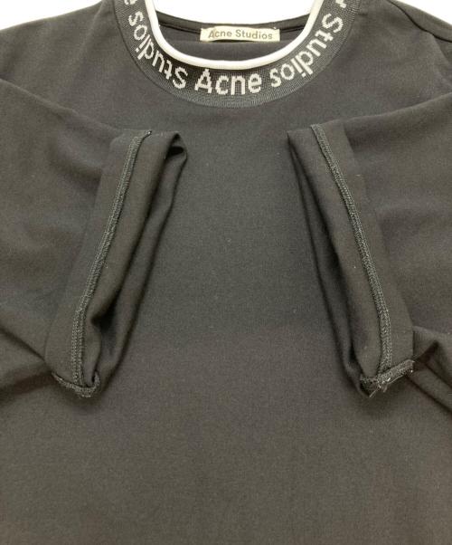 Acne studios（アクネ ストゥディオス）Acne studios (アクネ ストゥディオス) EXTORR LOGO T-SHIRT ブラック サイズ:Lの古着・服飾アイテム