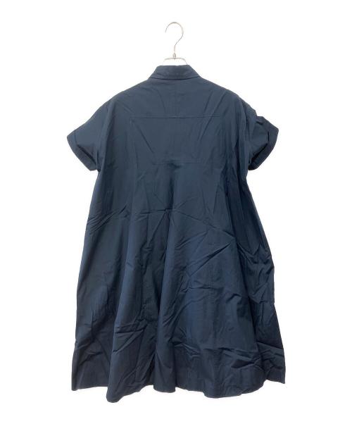 ASPESI（アスペジ）ASPESI (アスペジ) ショートスリーブシャツワンピース ネイビー サイズ:40の古着・服飾アイテム