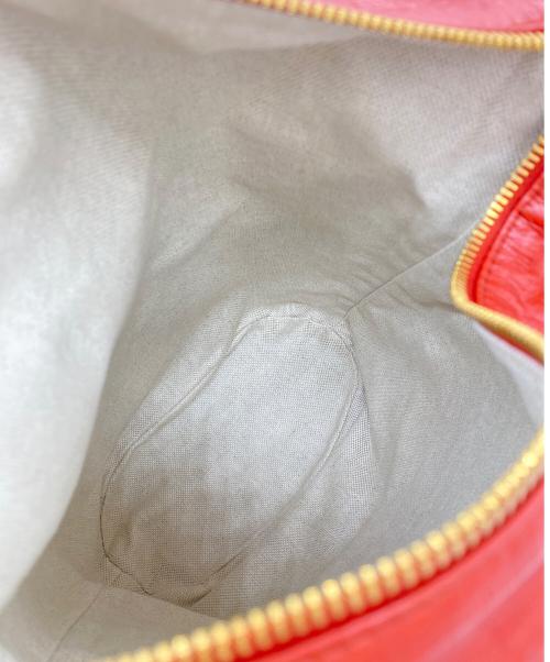 BOTTEGA VENETA（ボッテガベネタ）BOTTEGA VENETA (ボッテガベネタ) ノット ショルダーバッグ レッドの古着・服飾アイテム