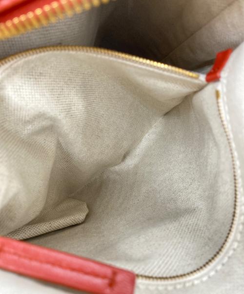 BOTTEGA VENETA（ボッテガベネタ）BOTTEGA VENETA (ボッテガベネタ) ノット ショルダーバッグ レッドの古着・服飾アイテム