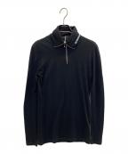 JIL SANDER+ジルサンダープラス）の古着「ハーフジップ セーラーカラー ハイネック」｜ブラック