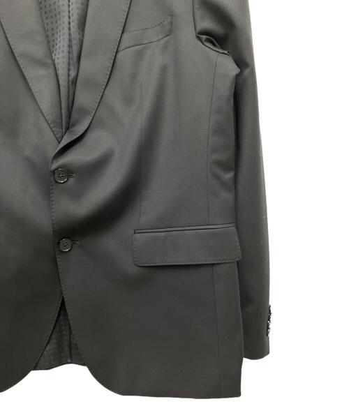 HUGO BOSS（ヒューゴ ボス）HUGO BOSS (ヒューゴ ボス) ストレッチシングル2Bジャケット ブラック サイズ:52の古着・服飾アイテム