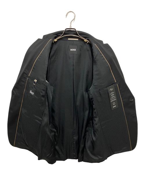 HUGO BOSS（ヒューゴ ボス）HUGO BOSS (ヒューゴ ボス) ストレッチシングル2Bジャケット ブラック サイズ:52の古着・服飾アイテム