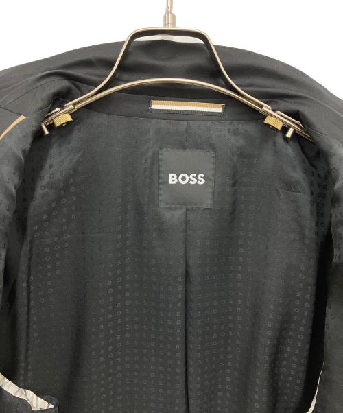 HUGO BOSS（ヒューゴ ボス）HUGO BOSS (ヒューゴ ボス) ストレッチシングル2Bジャケット ブラック サイズ:52の古着・服飾アイテム