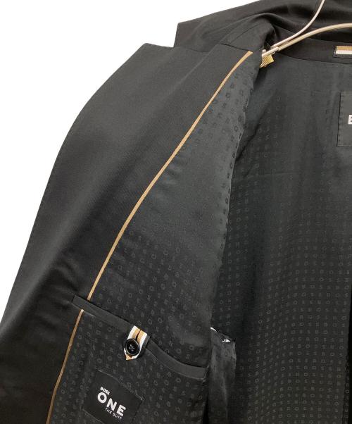 HUGO BOSS（ヒューゴ ボス）HUGO BOSS (ヒューゴ ボス) ストレッチシングル2Bジャケット ブラック サイズ:52の古着・服飾アイテム
