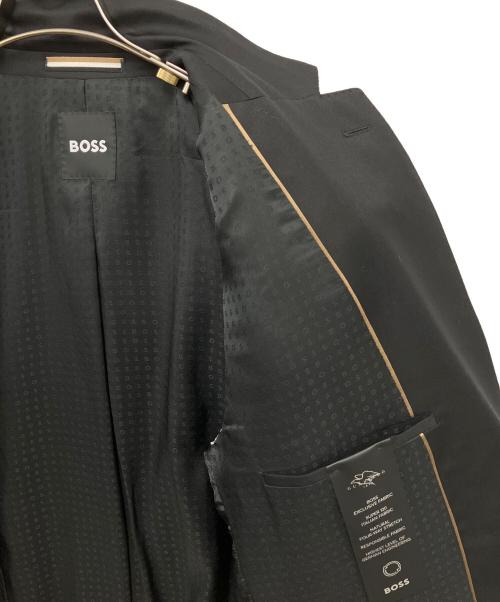 HUGO BOSS（ヒューゴ ボス）HUGO BOSS (ヒューゴ ボス) ストレッチシングル2Bジャケット ブラック サイズ:52の古着・服飾アイテム