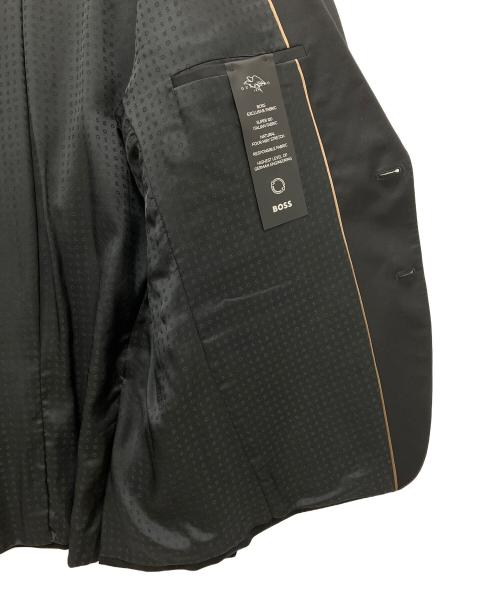 HUGO BOSS（ヒューゴ ボス）HUGO BOSS (ヒューゴ ボス) ストレッチシングル2Bジャケット ブラック サイズ:52の古着・服飾アイテム