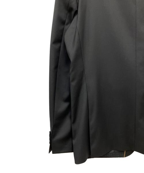 HUGO BOSS（ヒューゴ ボス）HUGO BOSS (ヒューゴ ボス) ストレッチシングル2Bジャケット ブラック サイズ:52の古着・服飾アイテム