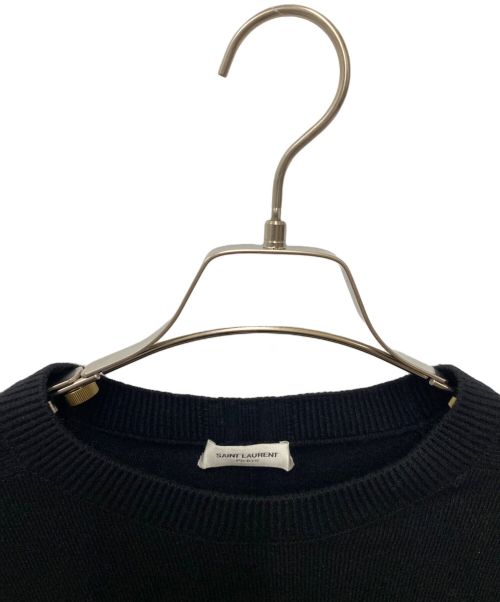 Saint Laurent Paris（サンローランパリ）Saint Laurent Paris (サンローランパリ) カシミアセーター ブラック サイズ:Lの古着・服飾アイテム