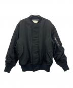 uncraveアンクレイヴ）の古着「グロッシーパディング ブルゾン」｜ブラック