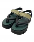 UN3D.×UNITED NUDEアンスリード×ユナイテッドヌード）の古着「DELTA TONG」｜グリーン×ブラック