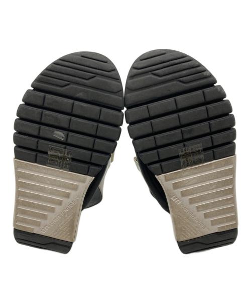 UN3D.（アンスリード）UN3D. (アンスリード) UNITED NUDE (ユナイテッドヌード) DELTA TONG グリーン×ブラック サイズ:38の古着・服飾アイテム