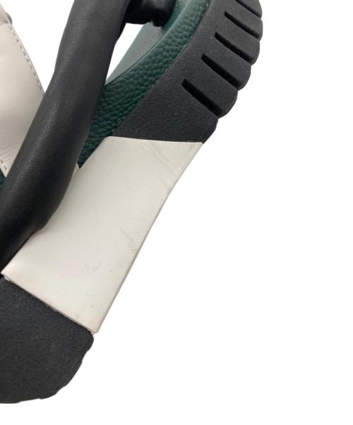 UN3D.（アンスリード）UN3D. (アンスリード) UNITED NUDE (ユナイテッドヌード) DELTA TONG グリーン×ブラック サイズ:38の古着・服飾アイテム