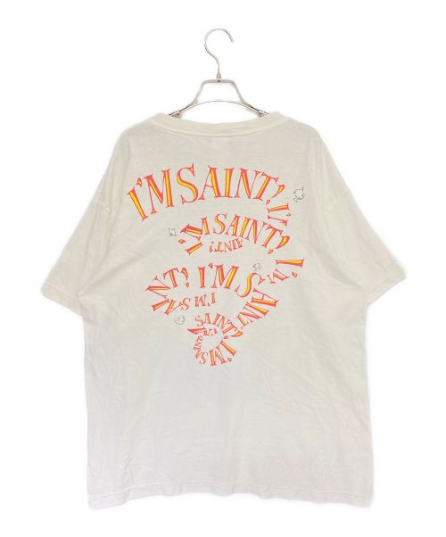 SAINT MICHAEL（セントマイケル）SAINT MICHAEL (セントマイケル) DISNEY (ディズニー) DSNY SS TEE/MAD HATTER ホワイト サイズ:Lの古着・服飾アイテム