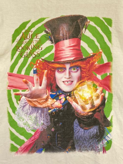 SAINT MICHAEL（セントマイケル）SAINT MICHAEL (セントマイケル) DISNEY (ディズニー) DSNY SS TEE/MAD HATTER ホワイト サイズ:Lの古着・服飾アイテム