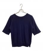 LOOPWHEELER×LOWERCASEループウィラー×ロウワーケース）の古着「Half sleeve Sweat」｜ネイビー