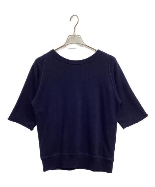 LOOPWHEELER（ループウィラー）LOOPWHEELER (ループウィラー) LOWERCASE (ロウワーケース) Half sleeve Sweat ネイビー サイズ:Ｍの古着・服飾アイテム