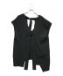 UNITED TOKYO (ユナイテッドトーキョー) Vネックアシメニットベスト ブラック：2000円