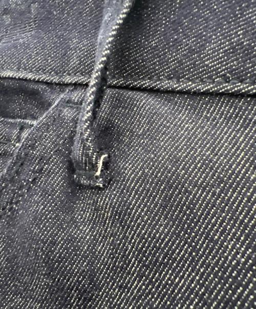 自由区（ジユウク）自由区 (ジユウク) ウスカルデニムカーブパンツ インディゴ サイズ:36の古着・服飾アイテム