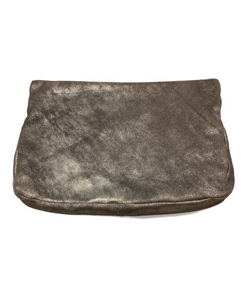 JIMMY CHOO（ジミーチュウ）JIMMY CHOO (ジミーチュウ) ZENAスタースタッズクラッチバッグ ブロンズの古着・服飾アイテム