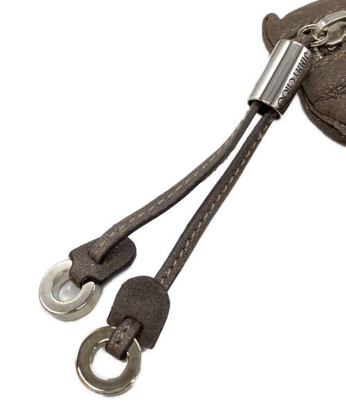 JIMMY CHOO（ジミーチュウ）JIMMY CHOO (ジミーチュウ) ZENAスタースタッズクラッチバッグ ブロンズの古着・服飾アイテム