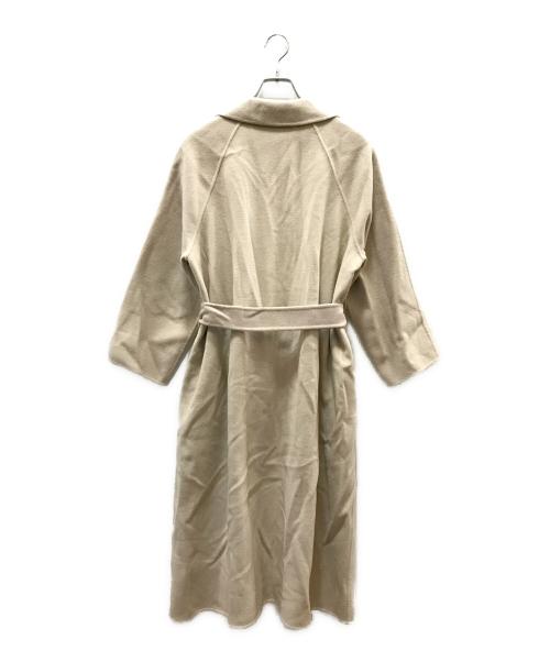 Noble（ノーブル）Noble (ノーブル) W/NYショールカラーリバーコート ベージュ サイズ:36の古着・服飾アイテム
