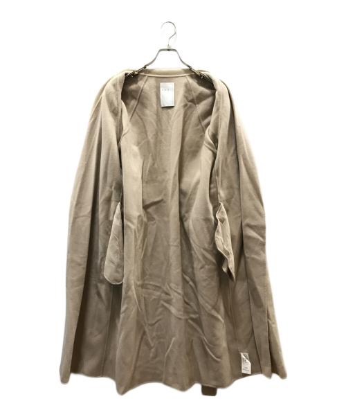Noble（ノーブル）Noble (ノーブル) W/NYショールカラーリバーコート ベージュ サイズ:36の古着・服飾アイテム