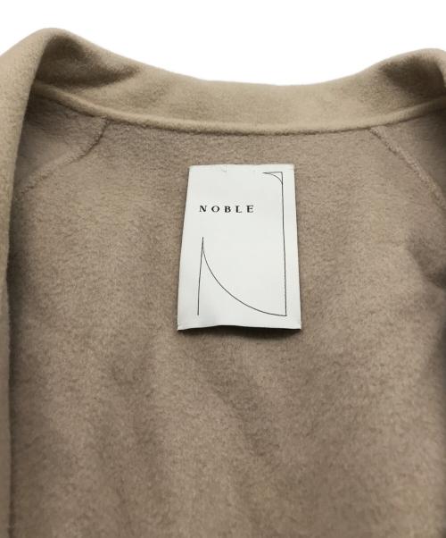 Noble（ノーブル）Noble (ノーブル) W/NYショールカラーリバーコート ベージュ サイズ:36の古着・服飾アイテム