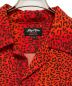 ALLY & DIA (アリーアンドダイア) LEOPARD ALLOVER S/S SHIRTS レッド サイズ:M：9000円