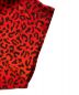 中古・古着 ALLY & DIA (アリーアンドダイア) LEOPARD ALLOVER S/S SHIRTS レッド サイズ:M：9000円