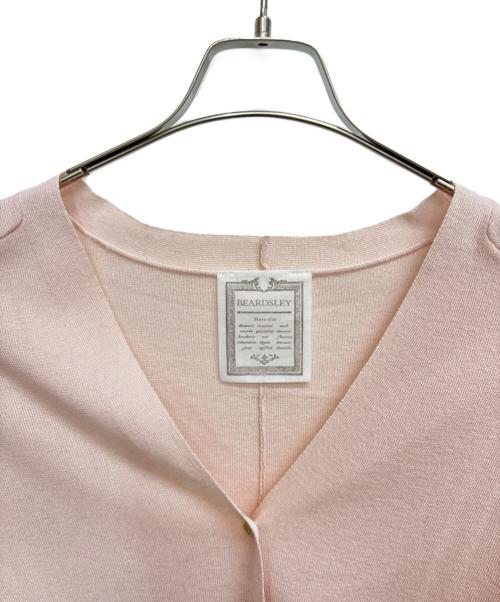 BEARDSLEY（ビアズリー）BEARDSLEY (ビアズリー) サラッとカーディガン ピンク サイズ:Freeの古着・服飾アイテム