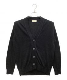 FILIPPO DE LAURENTIIS（フィリッポ・デ・ローレンティス）の古着「リネンカーディガン」｜ブラック