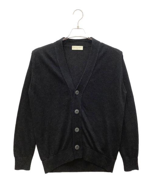 FILIPPO DE LAURENTIIS（フィリッポ・デ・ローレンティス）FILIPPO DE LAURENTIIS (フィリッポ・デ・ローレンティス) リネンカーディガン ブラック サイズ:50の古着・服飾アイテム