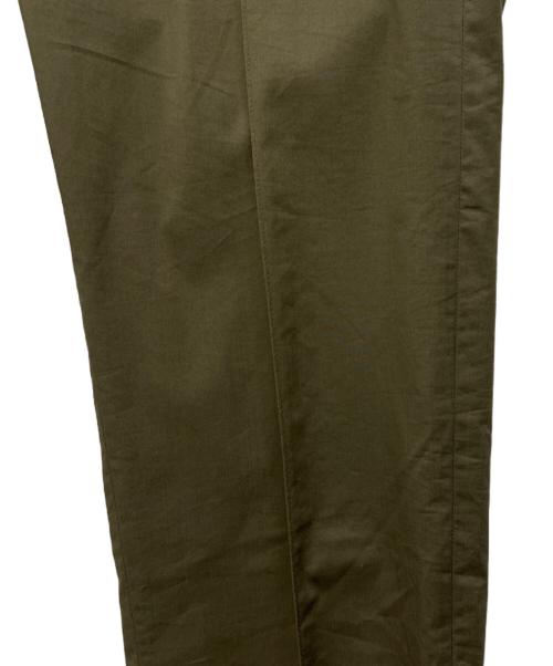 giab's ARCHIVIO（ジャブス アルキヴィオ）giab's ARCHIVIO (ジャブス アルキヴィオ) エアリーテクノコットン ノープリーツ リラックス パンツ オリーブ サイズ:48の古着・服飾アイテム