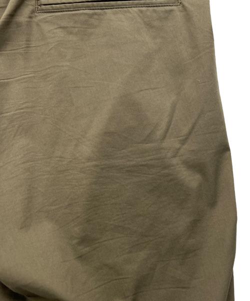 giab's ARCHIVIO（ジャブス アルキヴィオ）giab's ARCHIVIO (ジャブス アルキヴィオ) エアリーテクノコットン ノープリーツ リラックス パンツ オリーブ サイズ:48の古着・服飾アイテム