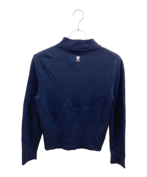 LOUIS VUITTON（ルイ ヴィトン）LOUIS VUITTON (ルイ ヴィトン) ショルダージップセーター ネイビー サイズ:XSの古着・服飾アイテム