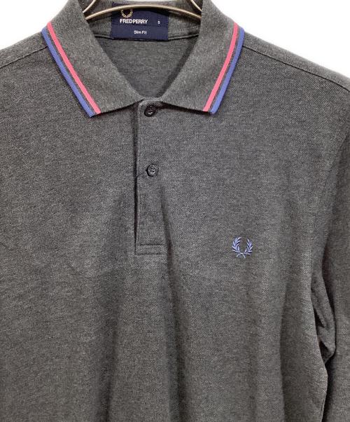 FRED PERRY（フレッドペリー）FRED PERRY (フレッドペリー) ポロシャツ グレー サイズ:S 未使用品の古着・服飾アイテム