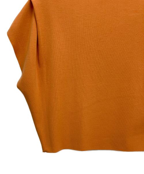AURALEE（オーラリー）AURALEE (オーラリー) KNIT BIG SLEEVELESS P/O オレンジの古着・服飾アイテム