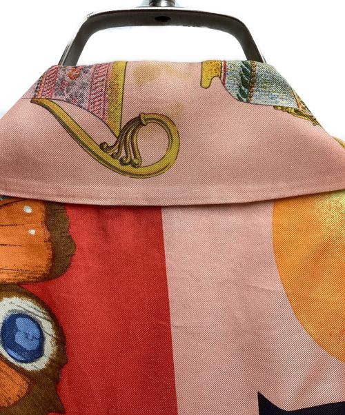 GUCCI（グッチ）GUCCI (グッチ) ノースリーブシルクシャツ ピンク サイズ:40の古着・服飾アイテム