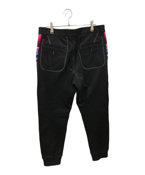 JUNYA WATANABE MAN（ジュンヤワタナベマン）JUNYA WATANABE MAN (ジュンヤワタナベマン) 綿度詰め裏毛×メキシカンサラペ ブラック サイズ:Mの古着・服飾アイテム